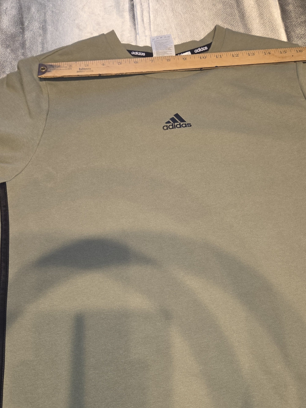 Adidas Men’s M Medium Olive Crewneck Sweater - Picture 7 of 9
